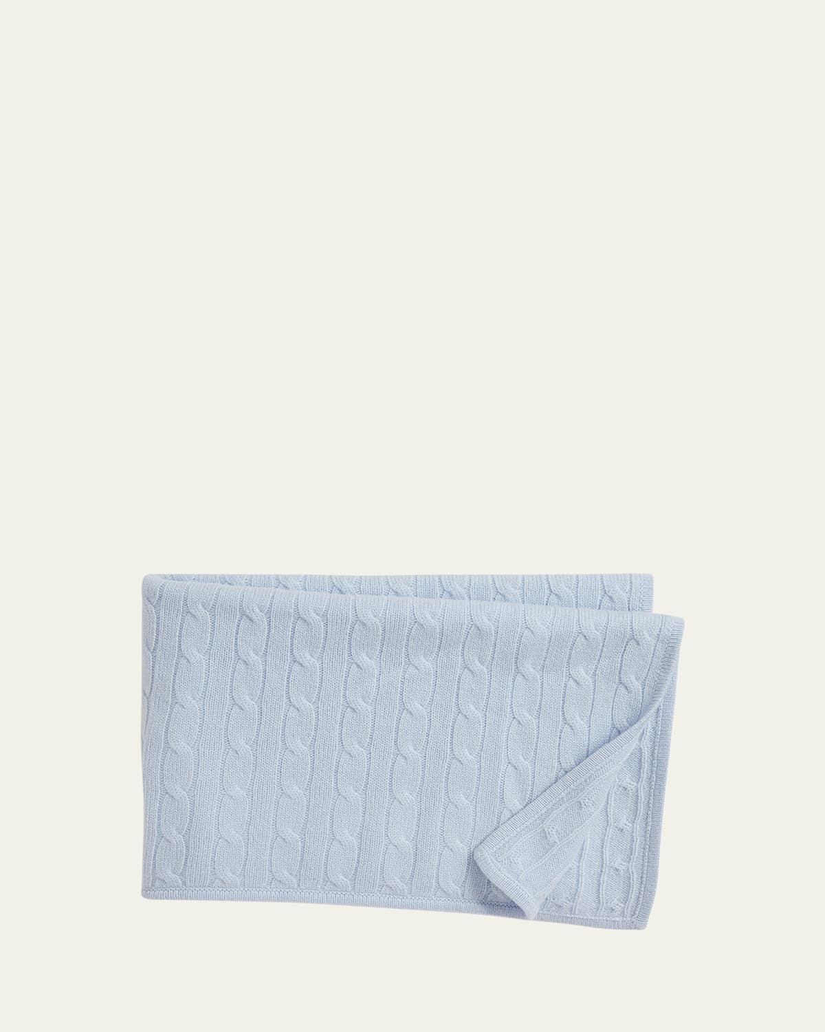 Boy's Cashmere Cable-Knit Baby Blanket | Bergdorf Goodman