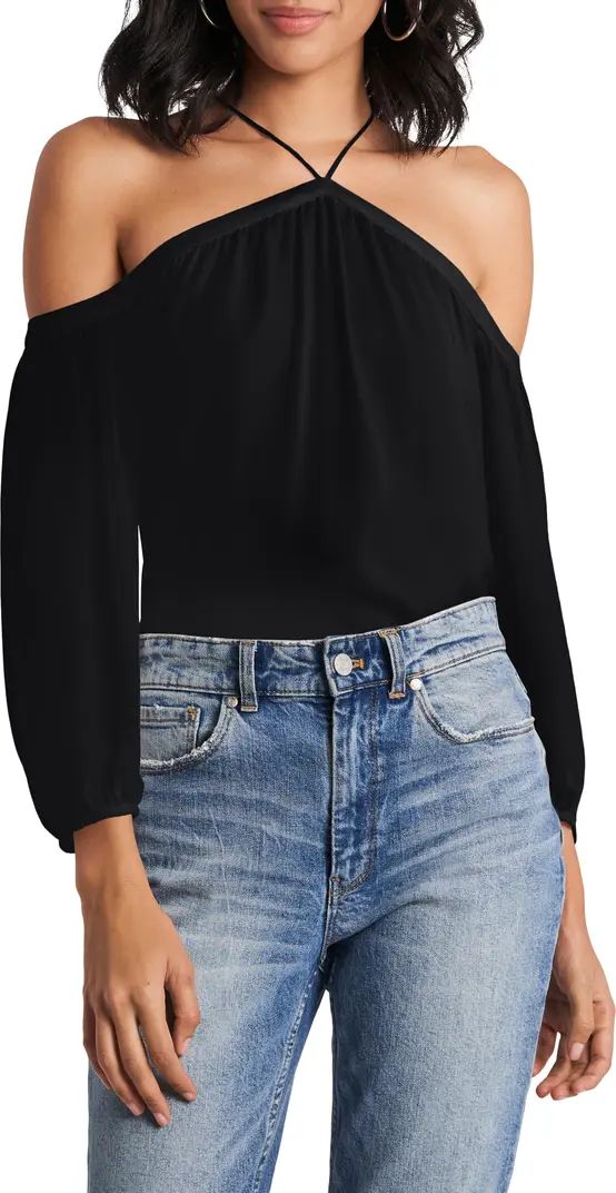 Off the Shoulder Sheer Chiffon Blouse | Nordstrom Rack