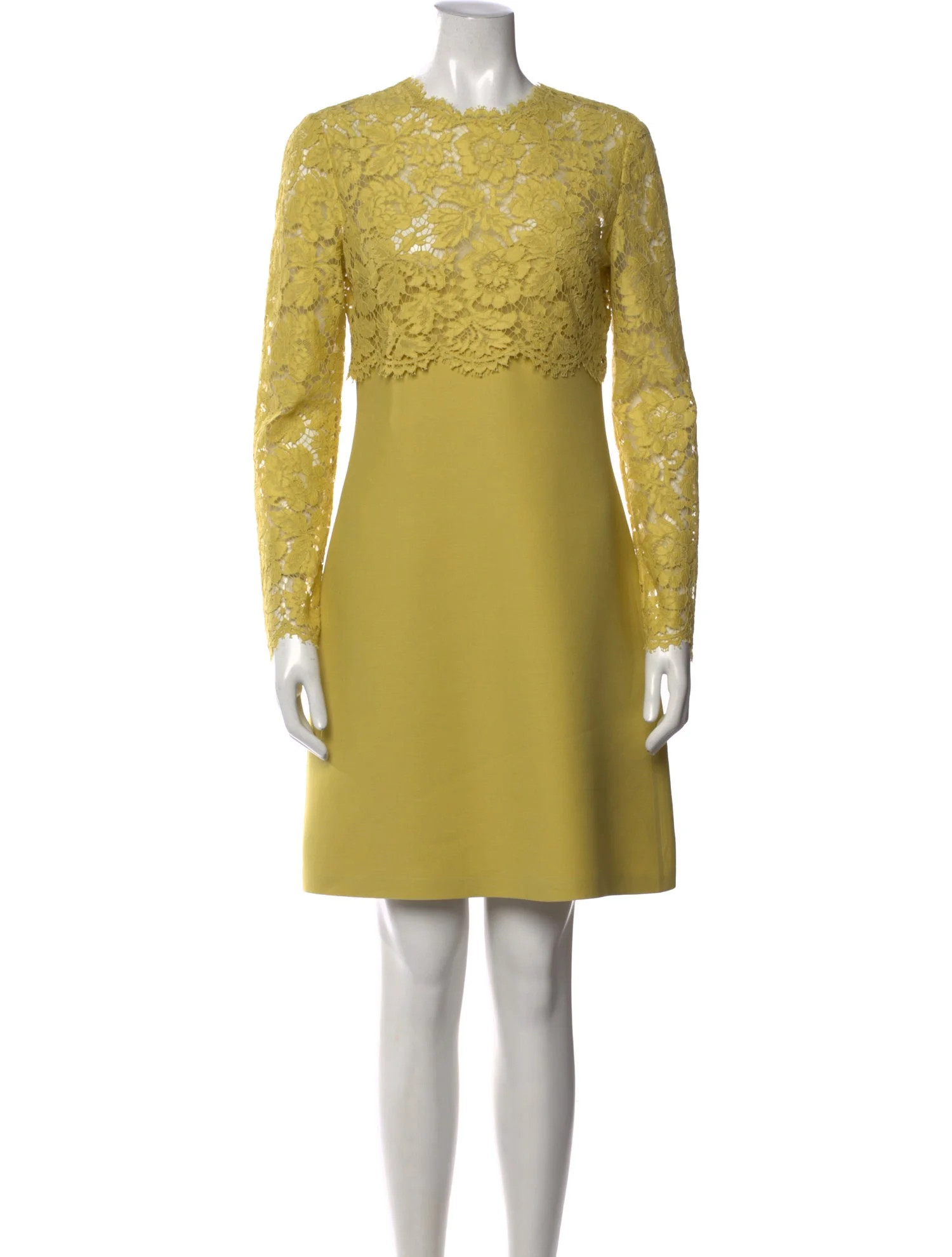 Valentino Lace Pattern Mini Dress | The RealReal