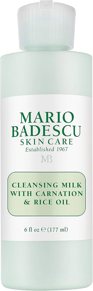 Mario Badescu Cleansing Milk with Carnation, Rice Oil & Vitamin E - No Rinse Liquid Makeup Remove... | Amazon (US)