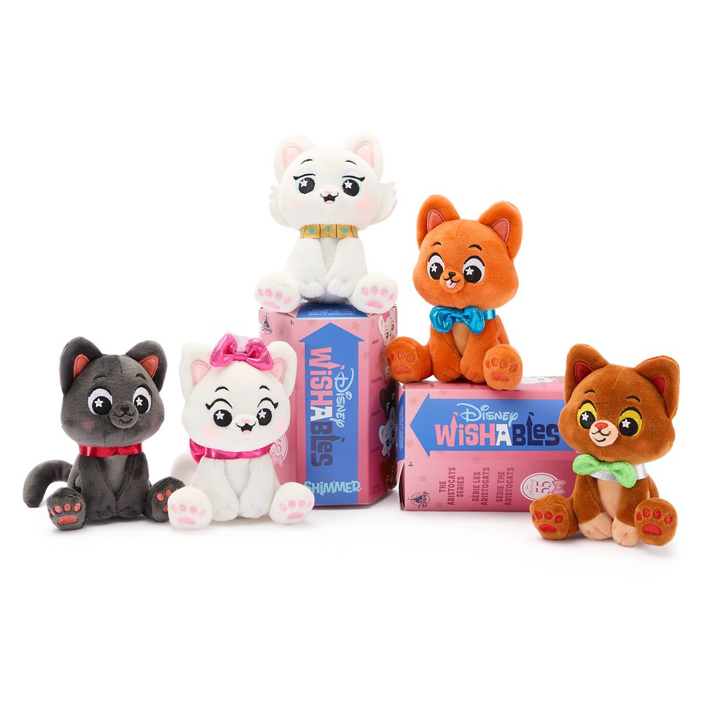Disney Wishables Shimmer Mystery Plush Blind Pack – The Aristocats 55th Anniversary – 5'' –... | Disney Store