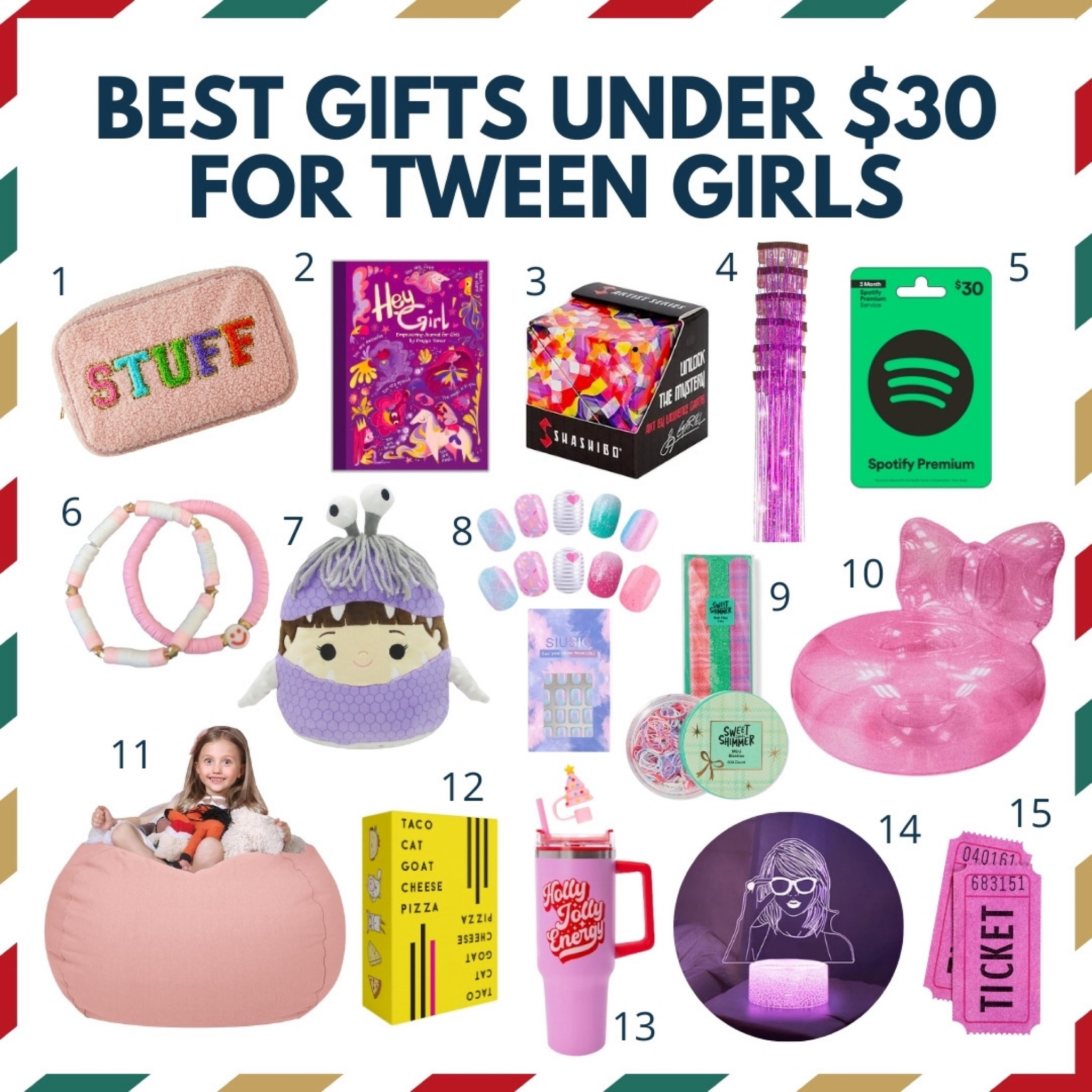 🎁✨ GIFT GUIDE ALERT: Tween Girls Edition!✨🎁
Whether you're shopping for your daughter, niece, or your kid's bestie, I've got a fab list of goodies ALL under $30 that’ll have her smiling ear to ear! 😍💖 Each of these picks is tween-approved and totally budget-friendly 💸! Tap to snag your faves and make her holiday shine! 💫

#LTKGiftGuide #LTKFindsUnder50 #LTKKids