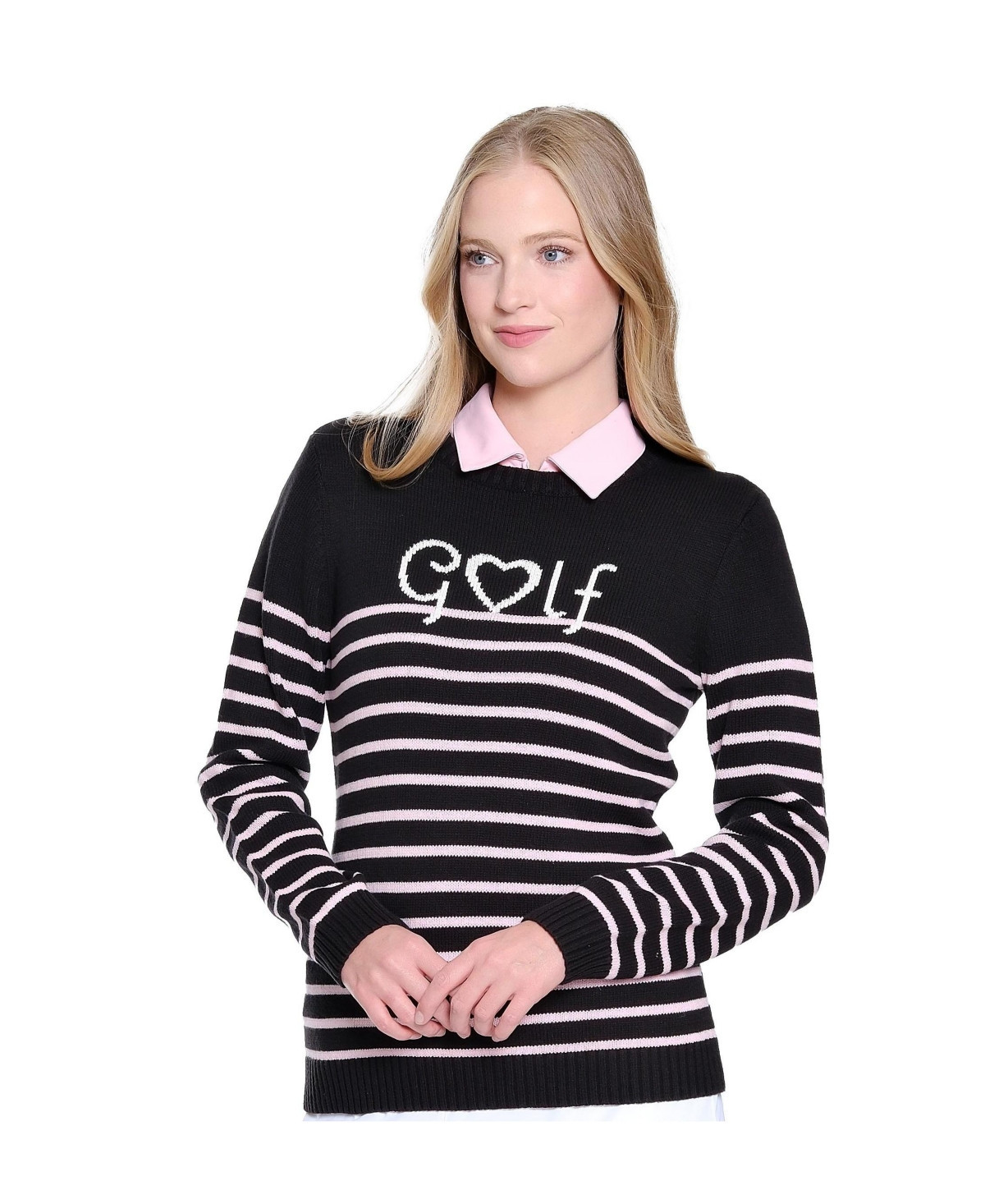 Sport Haley Women's I Love Golf Sweater - Black | Macy's