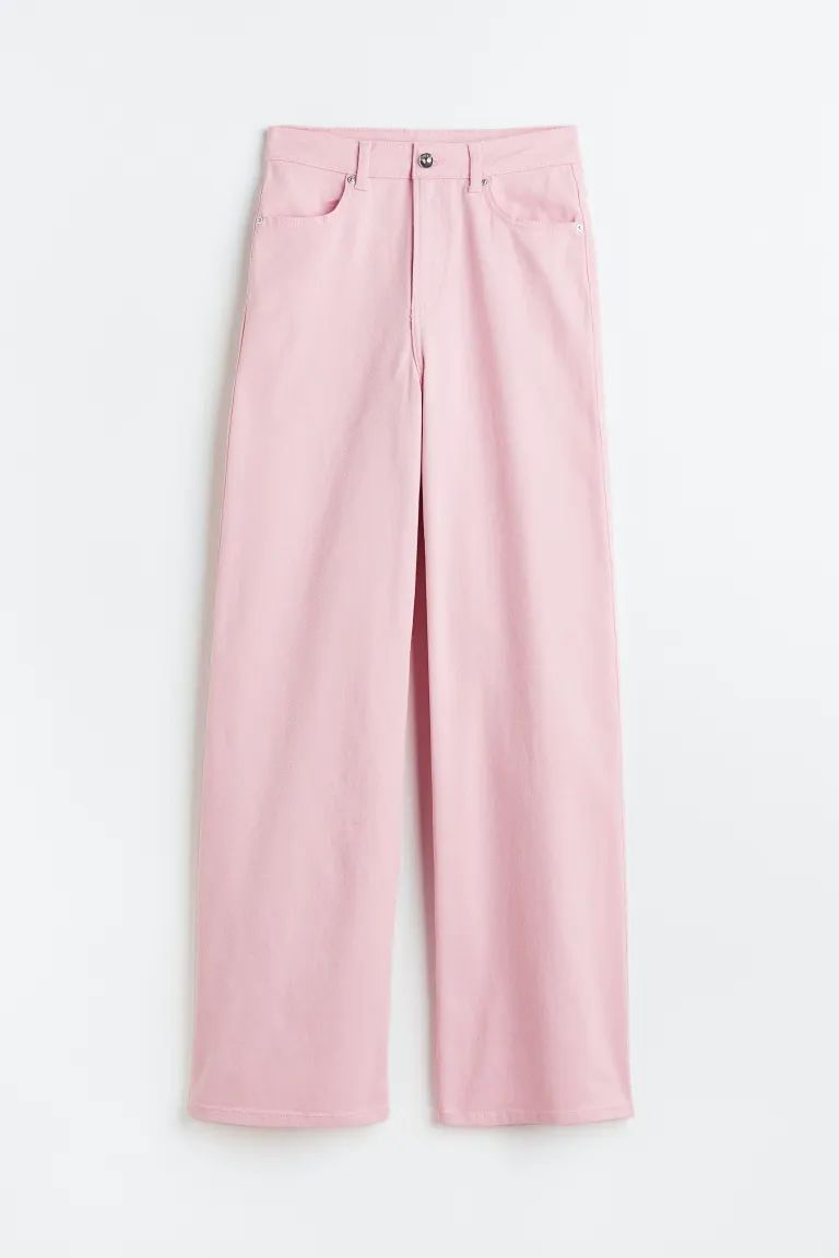 Wide twill trousers | H&M (UK, MY, IN, SG, PH, TW, HK)