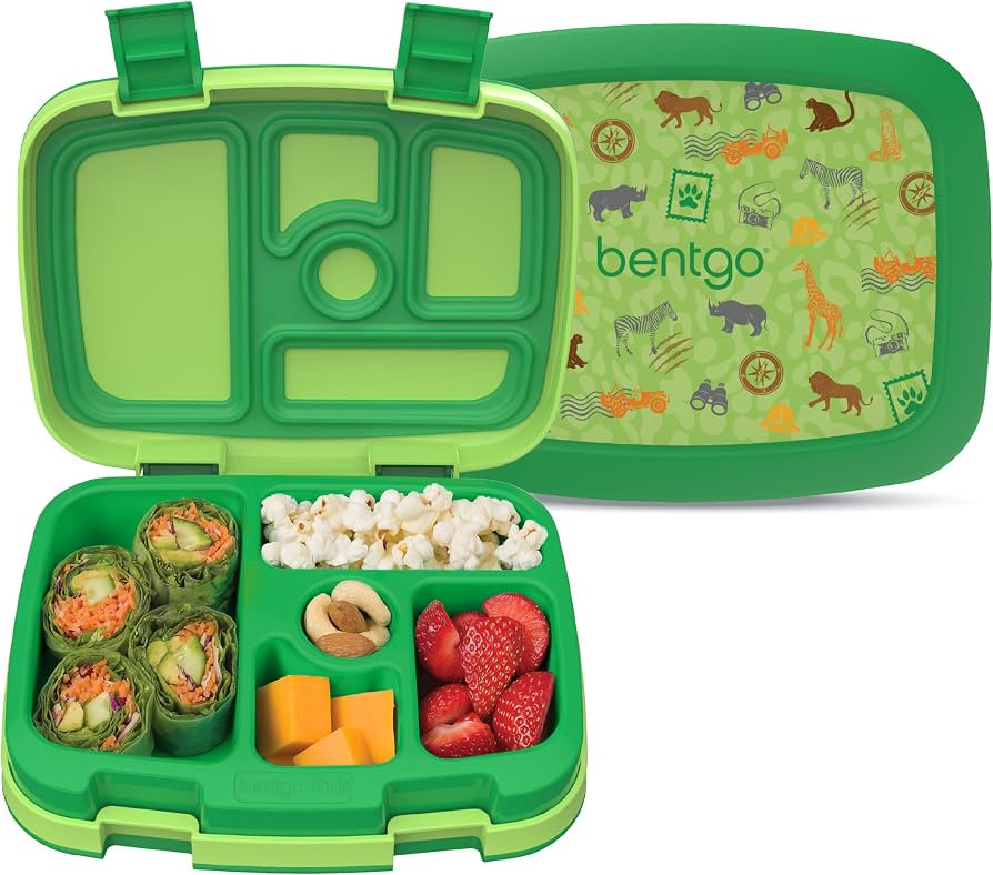 Bentgo Kids Prints Leak-Proof 5-Compartment Bento-Style Lunch Box | Amazon (CA)