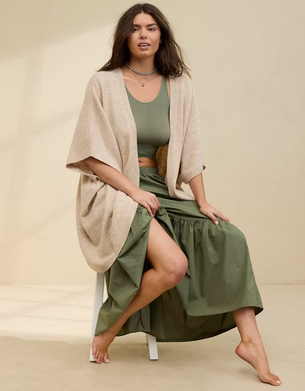 Aerie Open Back Cape | Aerie