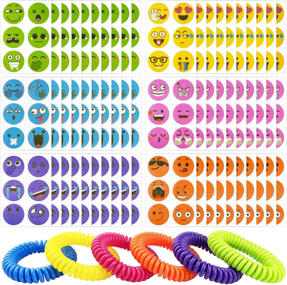 360 Pcs Mosquito Repellent Stickers, Funny Mosquito Patches for Kids Babies Adults with 6 Pack In... | Amazon (US)