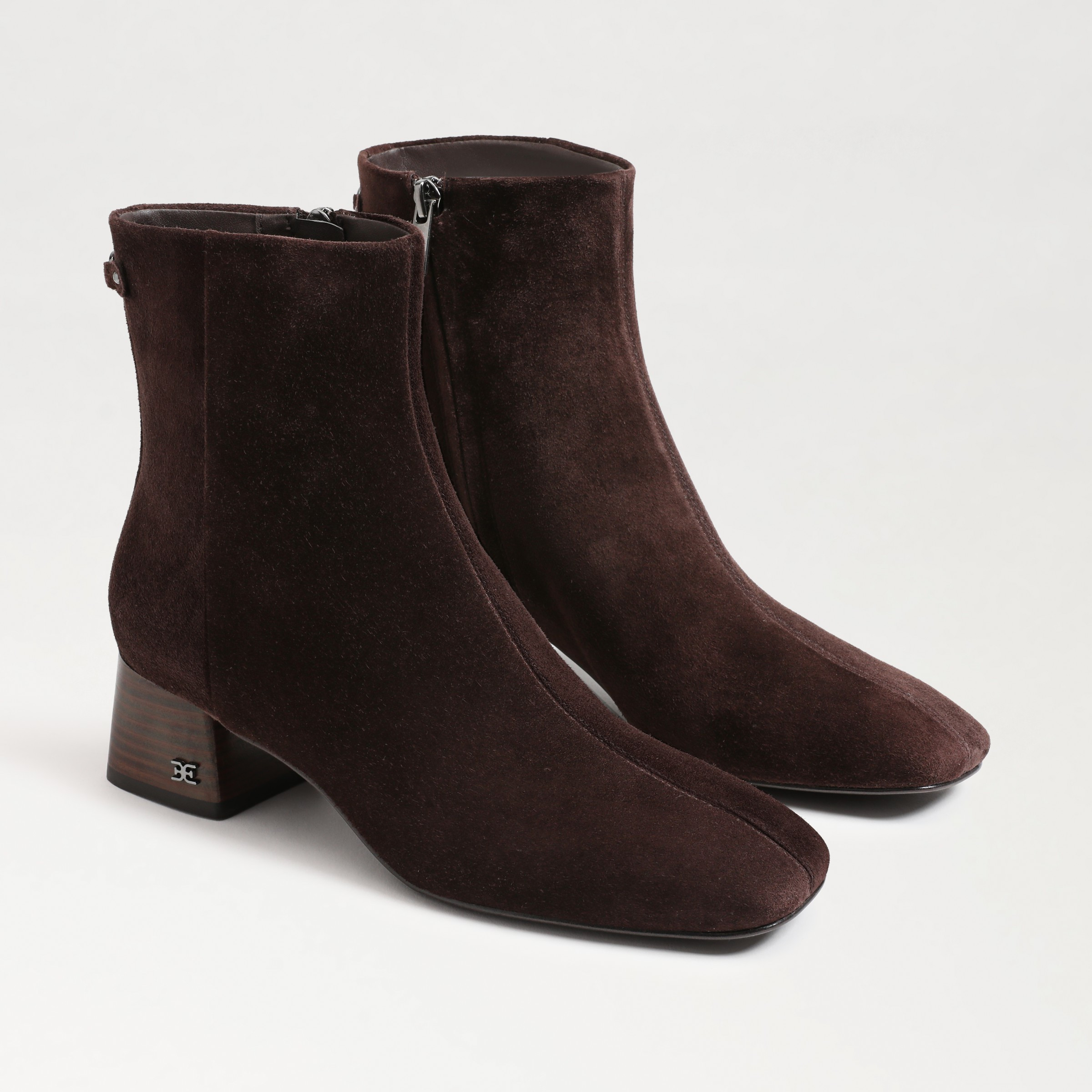 Sam Edelman Paige Ankle Boot Cafe Noir Brown Suede | Sam Edelman