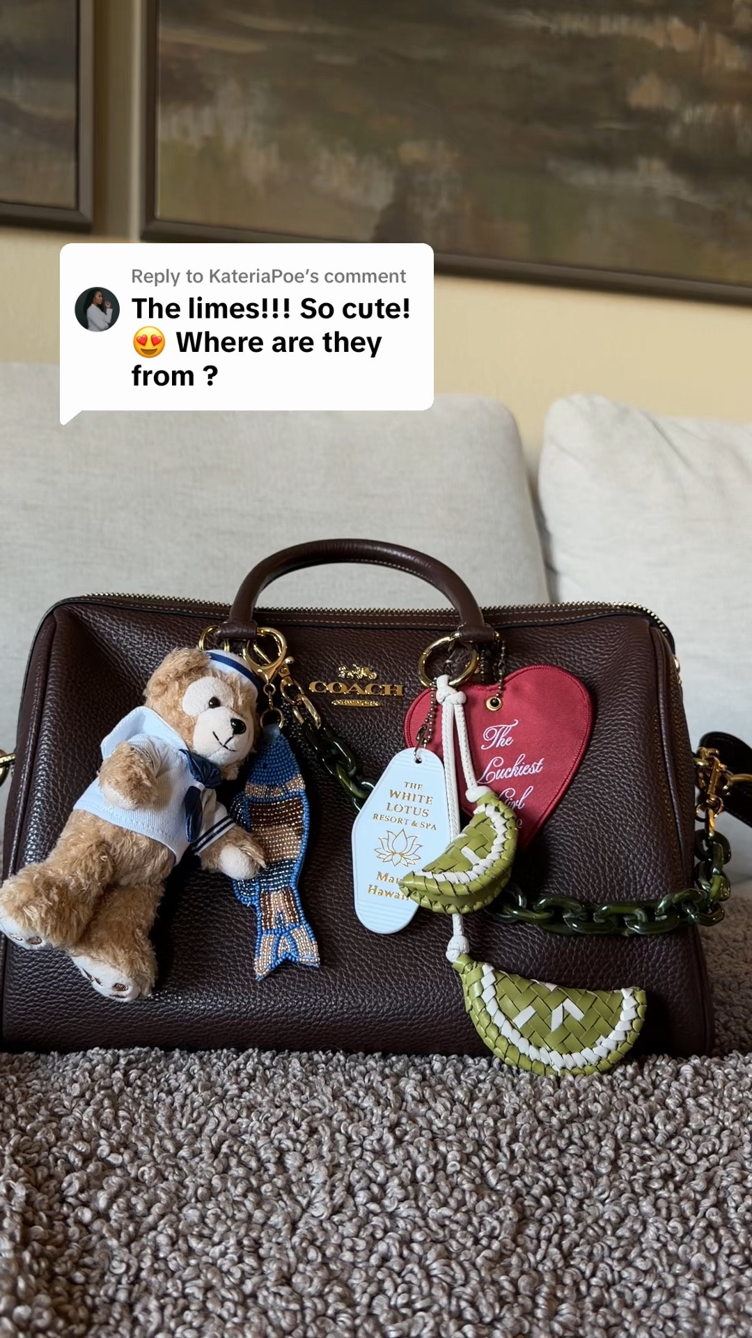 Bag charms! #bagcharms #handbags #coach

#LTKdayinmylife #LTKSeasonal #LTKootd