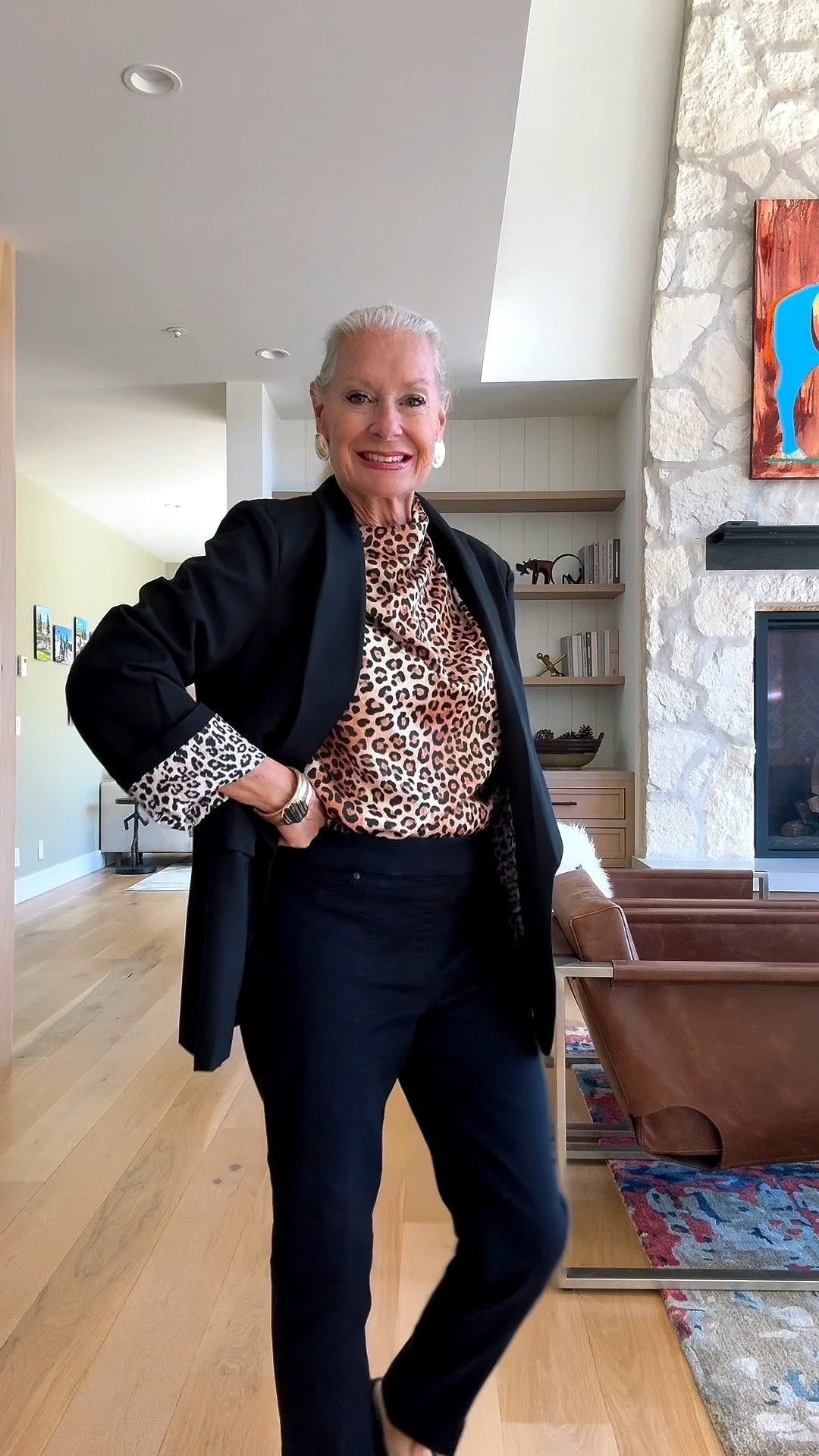 Animal print is having a moment… but honestly, I never left. 🐆

Fall is calling for rich textures, layered looks, and a little wild energy. Animal print is one of those timeless trends that instantly elevates an outfit—whether you wear it as the statement piece or just add a touch of it through accessories.

At 69, I’m not dressing to blend in. I’m dressing to feel fabulous. Because personal style doesn’t have an expiration date.

Would you wear animal print this fall? 🐆