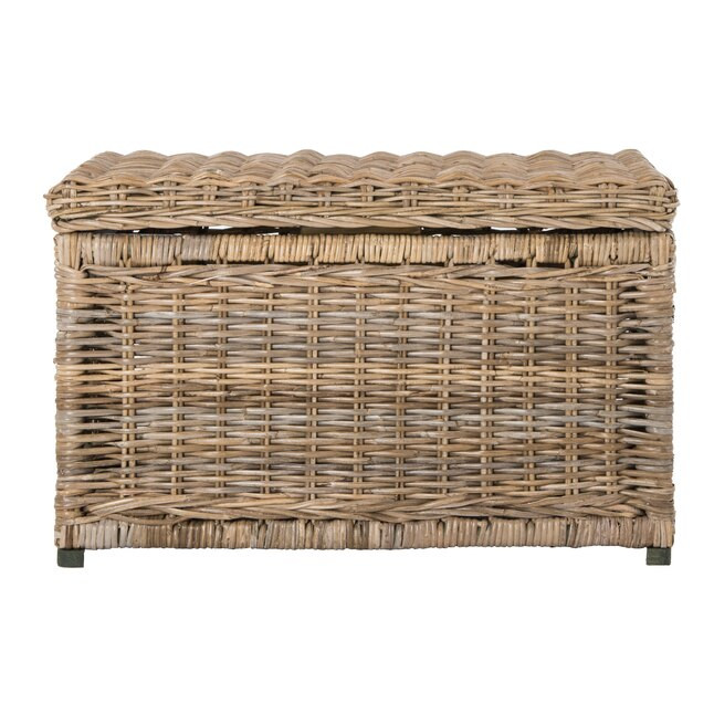 happimess 30.7-lb Natural Rattan Storage Trunk | Lowe's