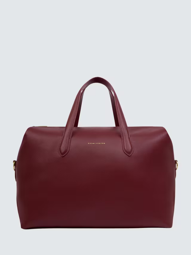 Katie Loxton Milan Cabin Bag, Cherry | John Lewis (UK)