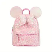 Kids' Color-Changing Sequin Backpack with Bow Detail - Lightweight, Adjustable Strap, Ideal for C... | Temu Affiliate Program