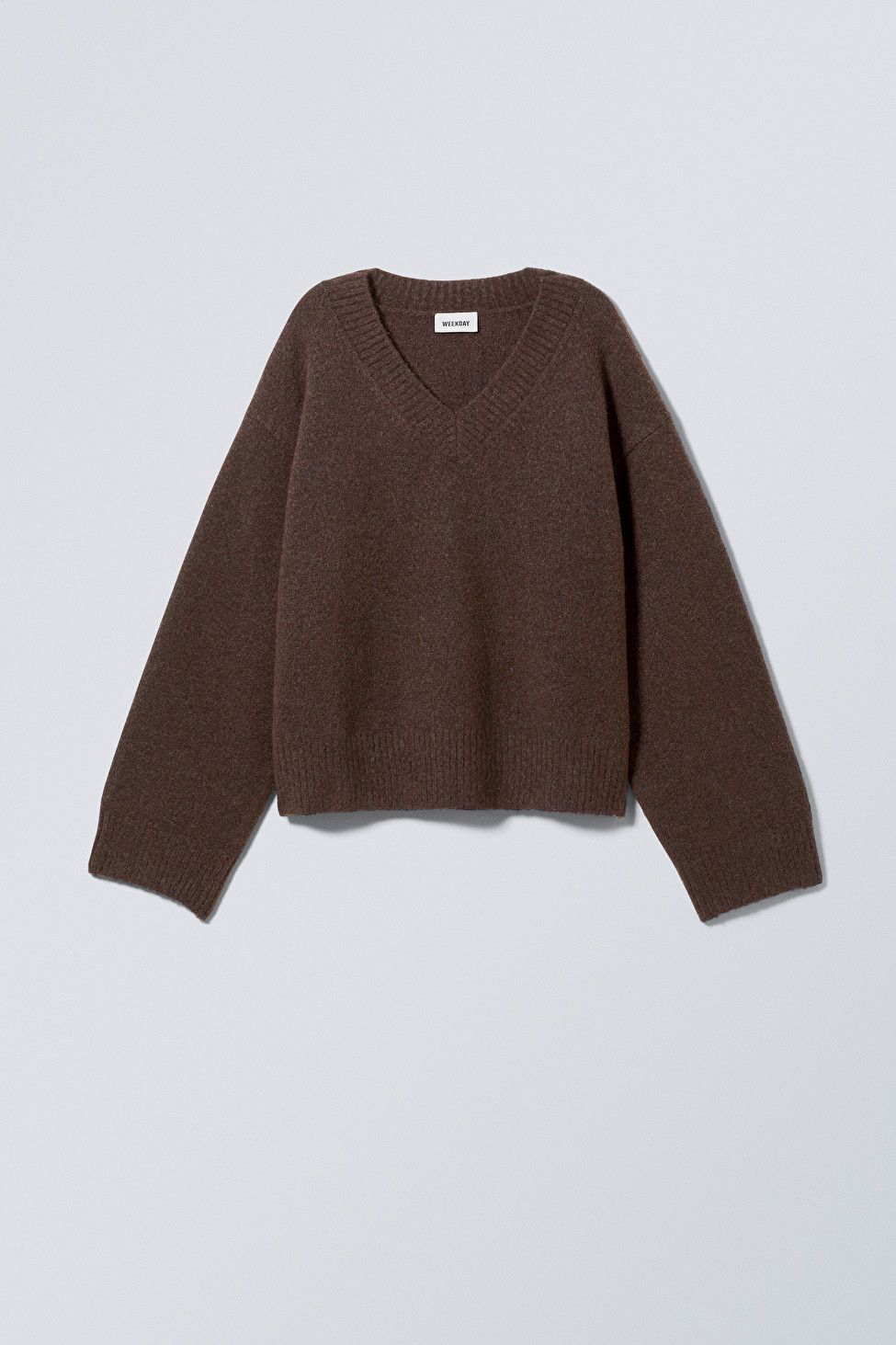 Ergo V-neck Sweater | Weekday