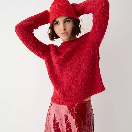 Scallop-Trimmed Pointelle-Knit … curated on LTK