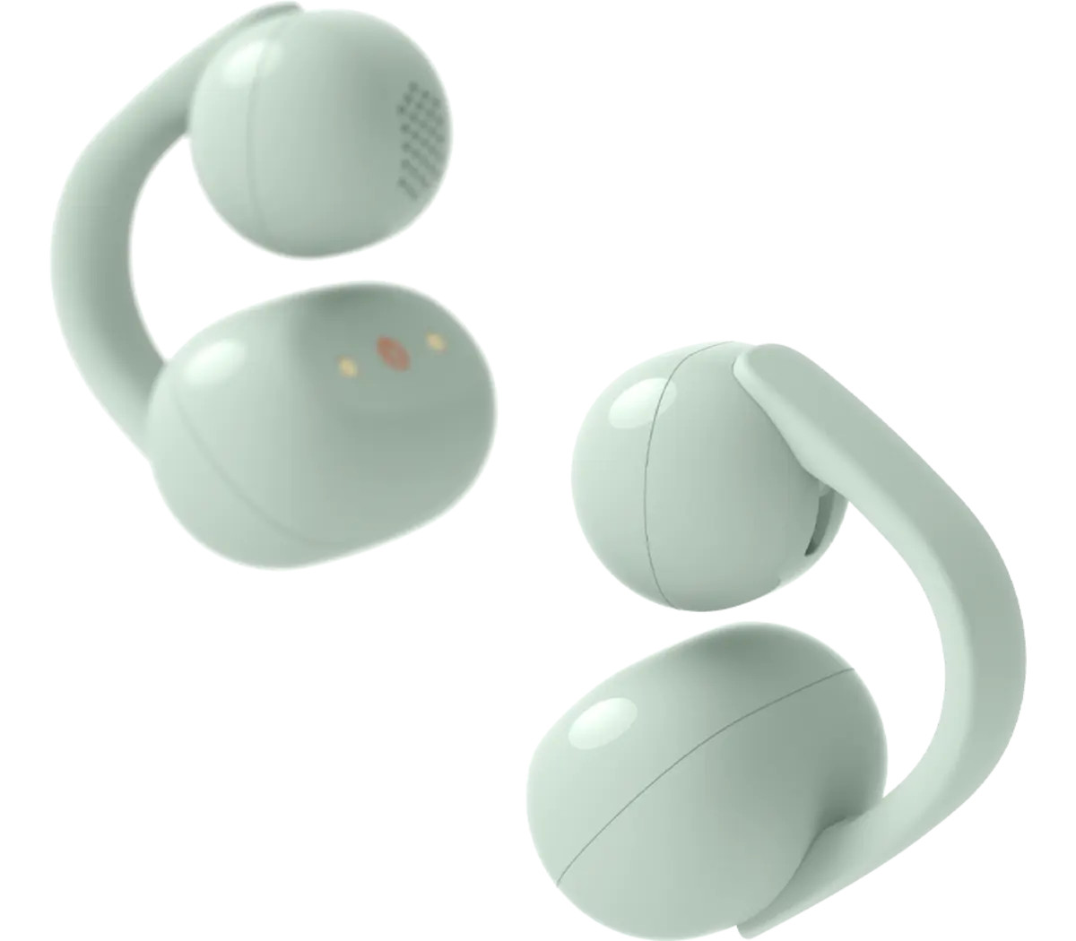 LinkBuds Clip Truly Wireless Open Earbuds | Green | Sony Electronics