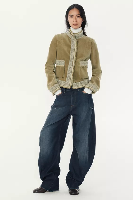 VELVET JACKET - THE ITEM ZARA WOMAN | Zara US