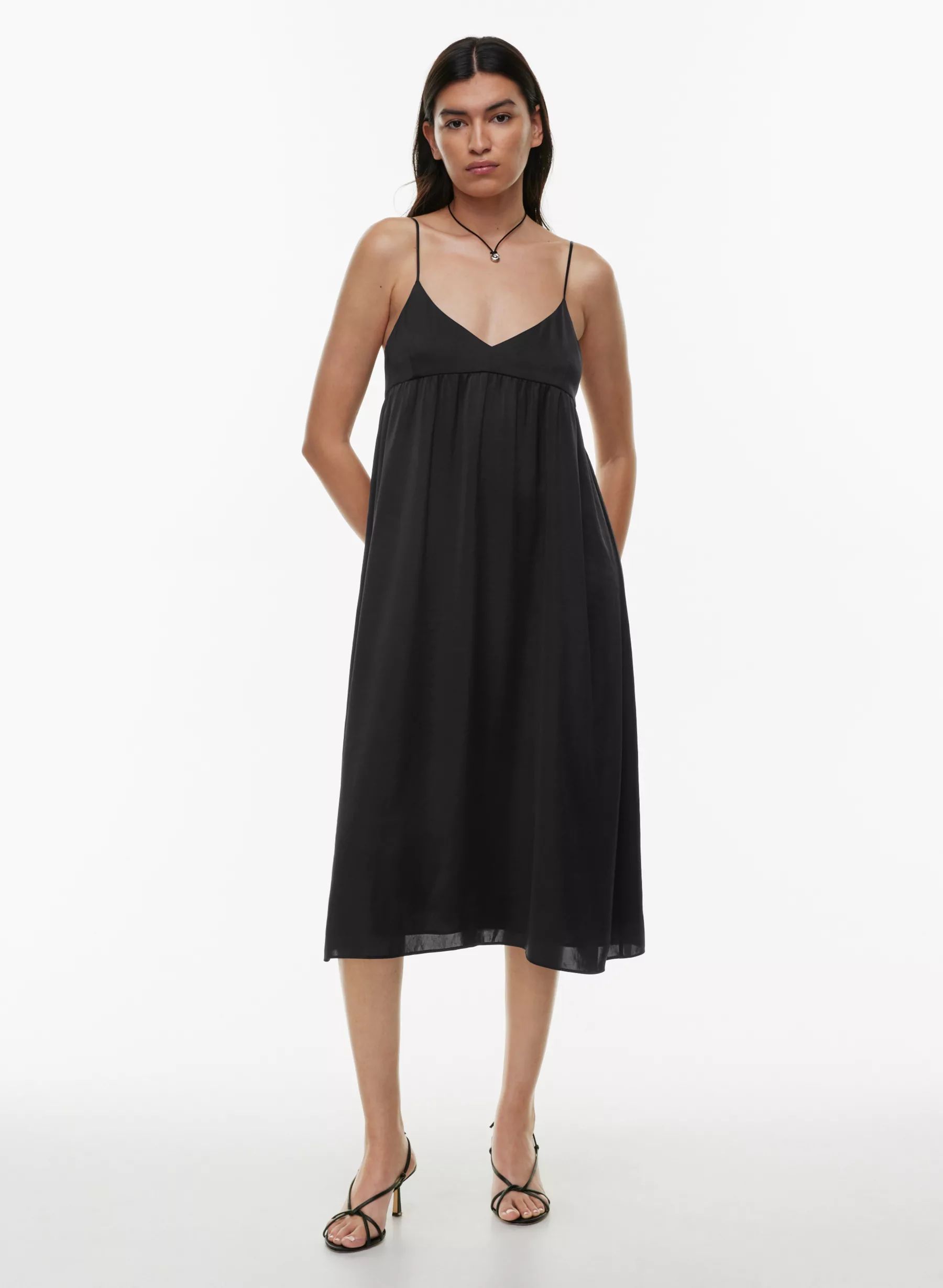 LOVER SATIN MIDI DRESS | Aritzia