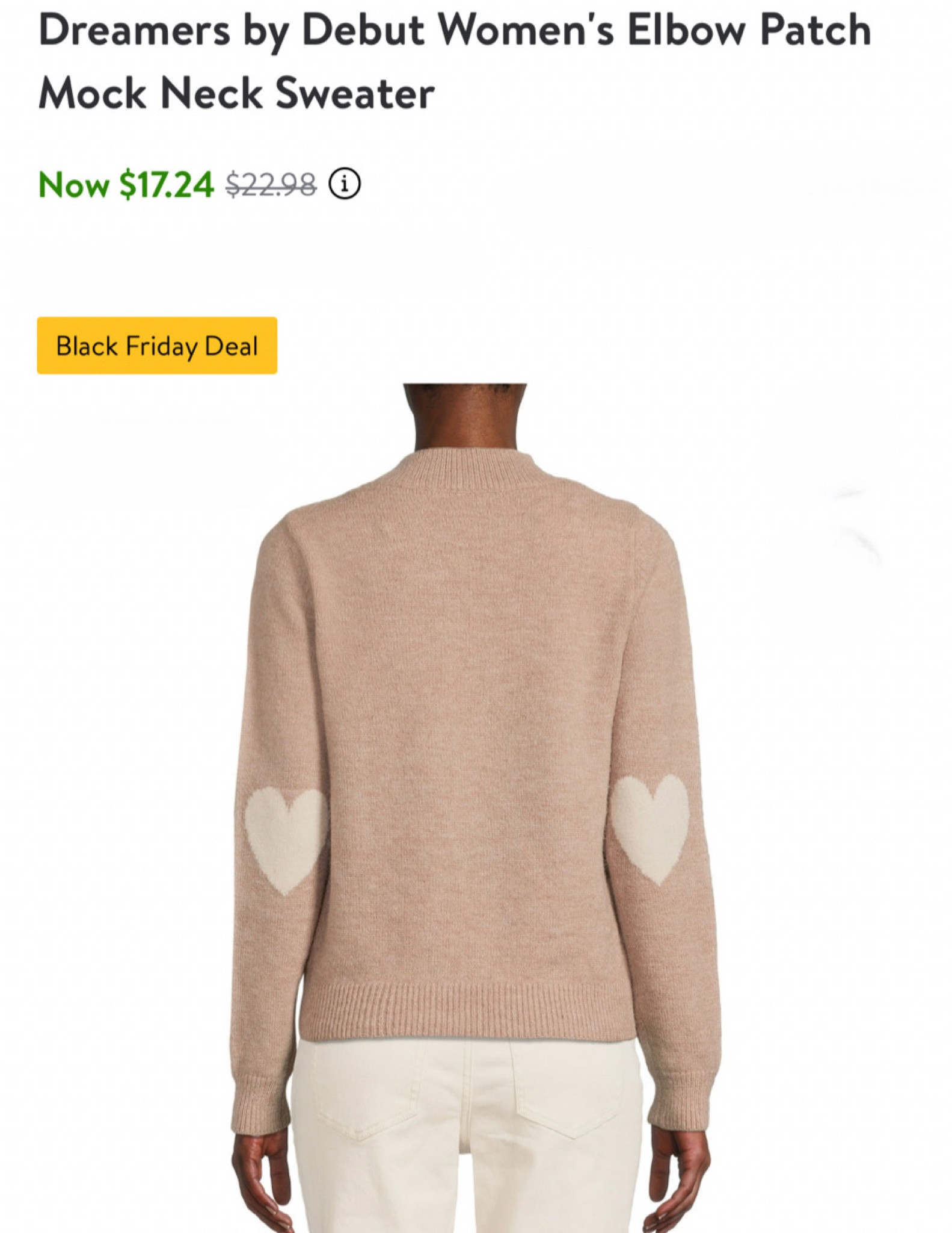 Walmart Deals: Elbow Patch Sweater