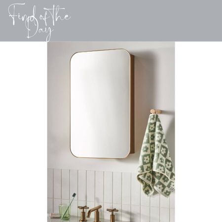 Short on space in your bathroom? This mirrored bathroom cabinet not only adds storage, but an elegant touch to a bathroom too!

#LTKSeasonal #LTKhome #LTKfamily