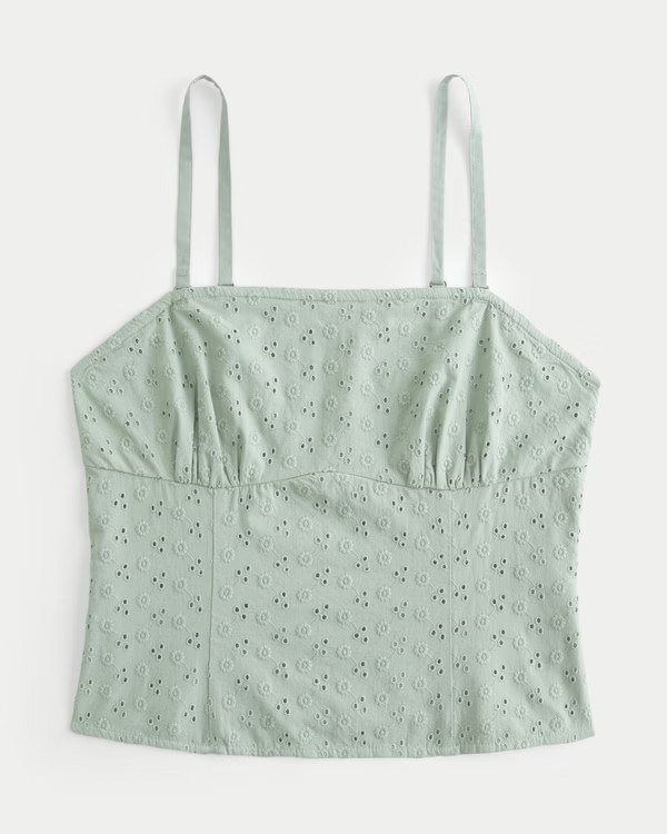 Eyelet Tube Top | Hollister (US)