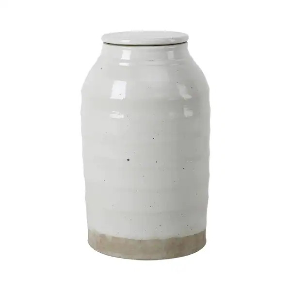 Lily's Living Off White Matte-Glazed Porcelain Clara Tall Vase Medium/Large | Bed Bath & Beyond