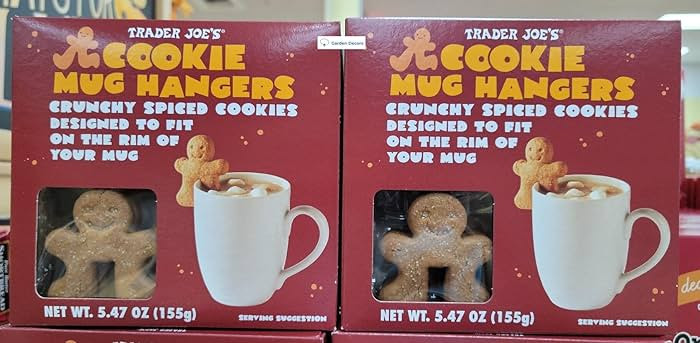 Trader Joe’s Limit Edition Cookie Mug Hangers 5.47oz 155g (Two Boxes) | Amazon (US)