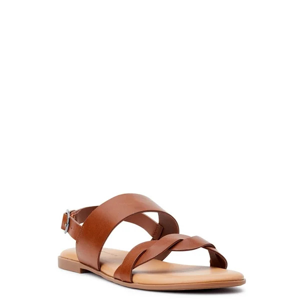Time and Tru Women's Twist Strap Sandals | Walmart (US)