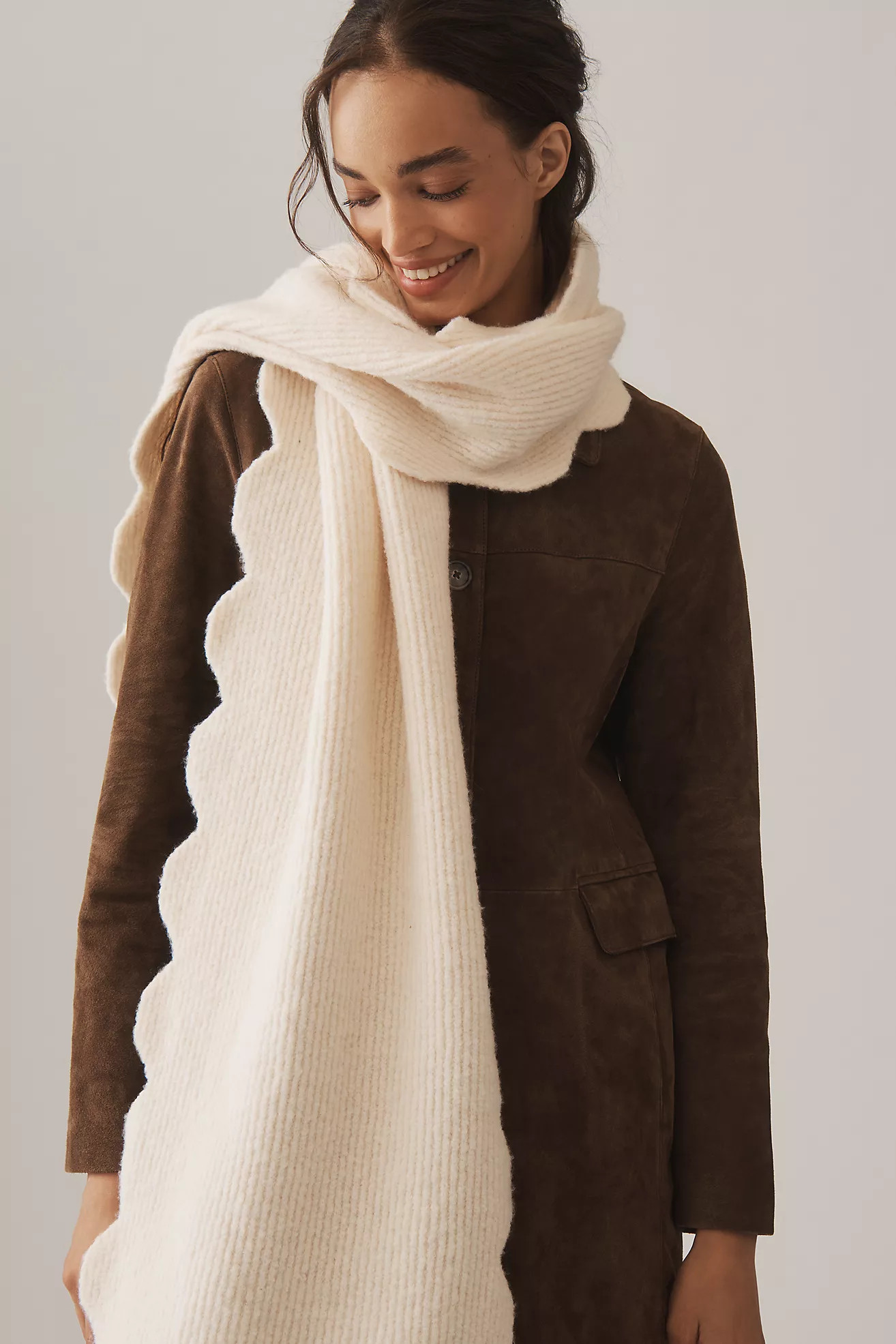 Maeve Scallop Scarf | Anthropologie (US)