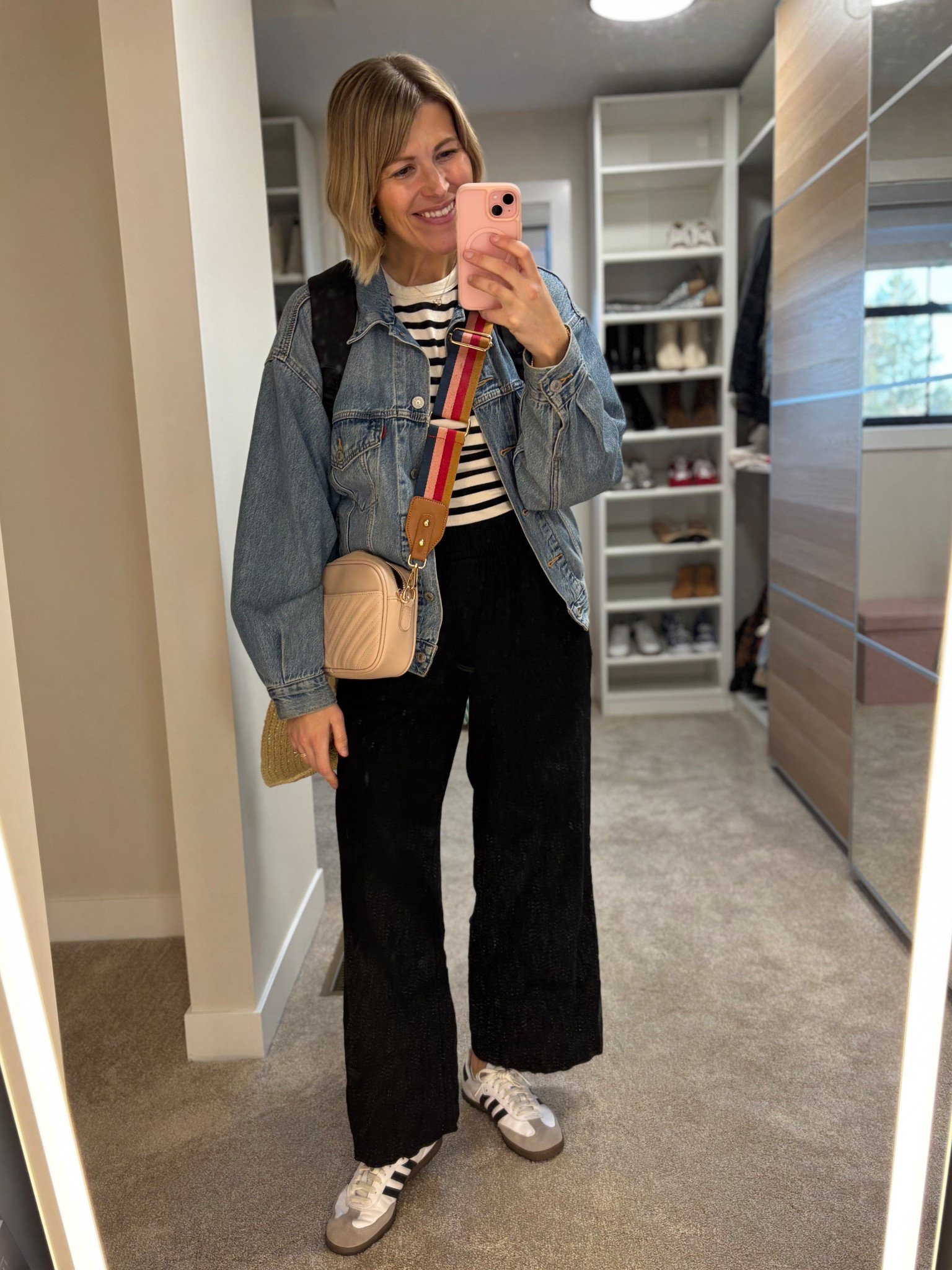 Comfy, casual & chic non leggings airport outfit 

Tank- medium 
Jacket- small 
Pants- small 

#LTKSaleAlert #LTKStyleTip #LTKSeasonal