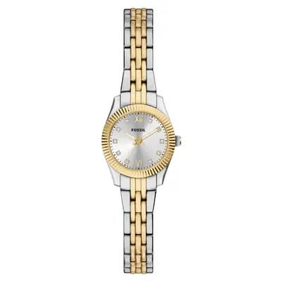 Fossil Scarlette Mini Bracelet Watch, 20mm in Two Tone at Nordstrom | Nordstrom