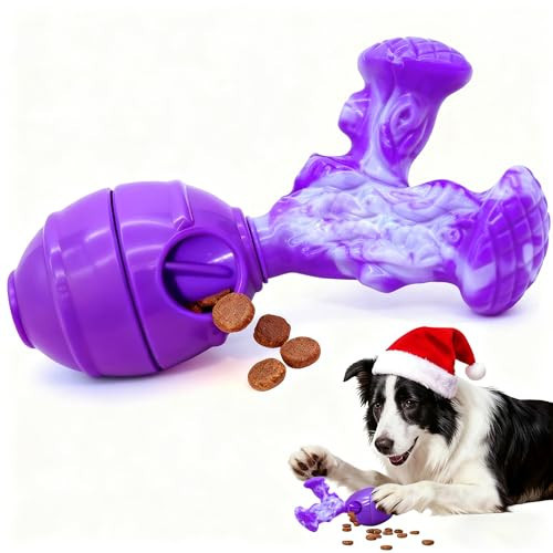 BoYoYo Interactive Dog Toys to Keep Them Busy, 3 in 1 Dog Puzzles for Smart Dogs, Treat Dispensing Toy for Large Dogs, Tough Chew Toys for Aggressive Chewers, Medium & Large Breeds, Bacon Flavor | Amazon (US)
