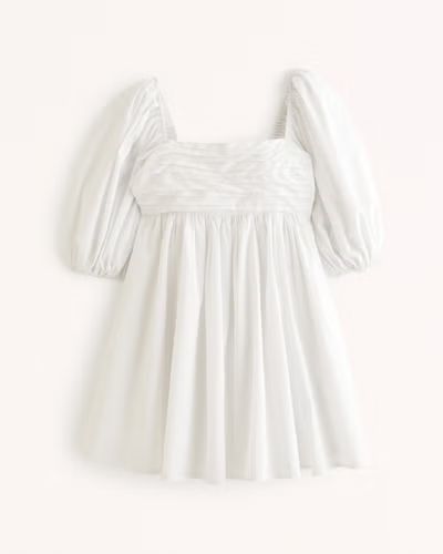 Women's Emerson Ruched Puff Sleeve Mini Dress | Women's Dresses & Jumpsuits | Abercrombie.com | Abercrombie & Fitch (US)