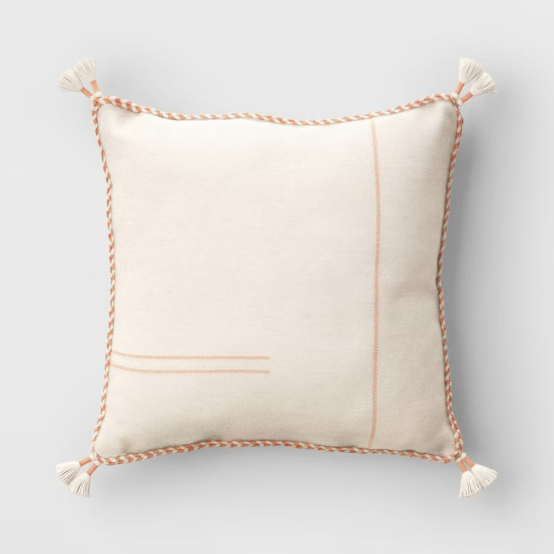 Minimal Stripe Outdoor Throw Pillow - Threshold™ | Target