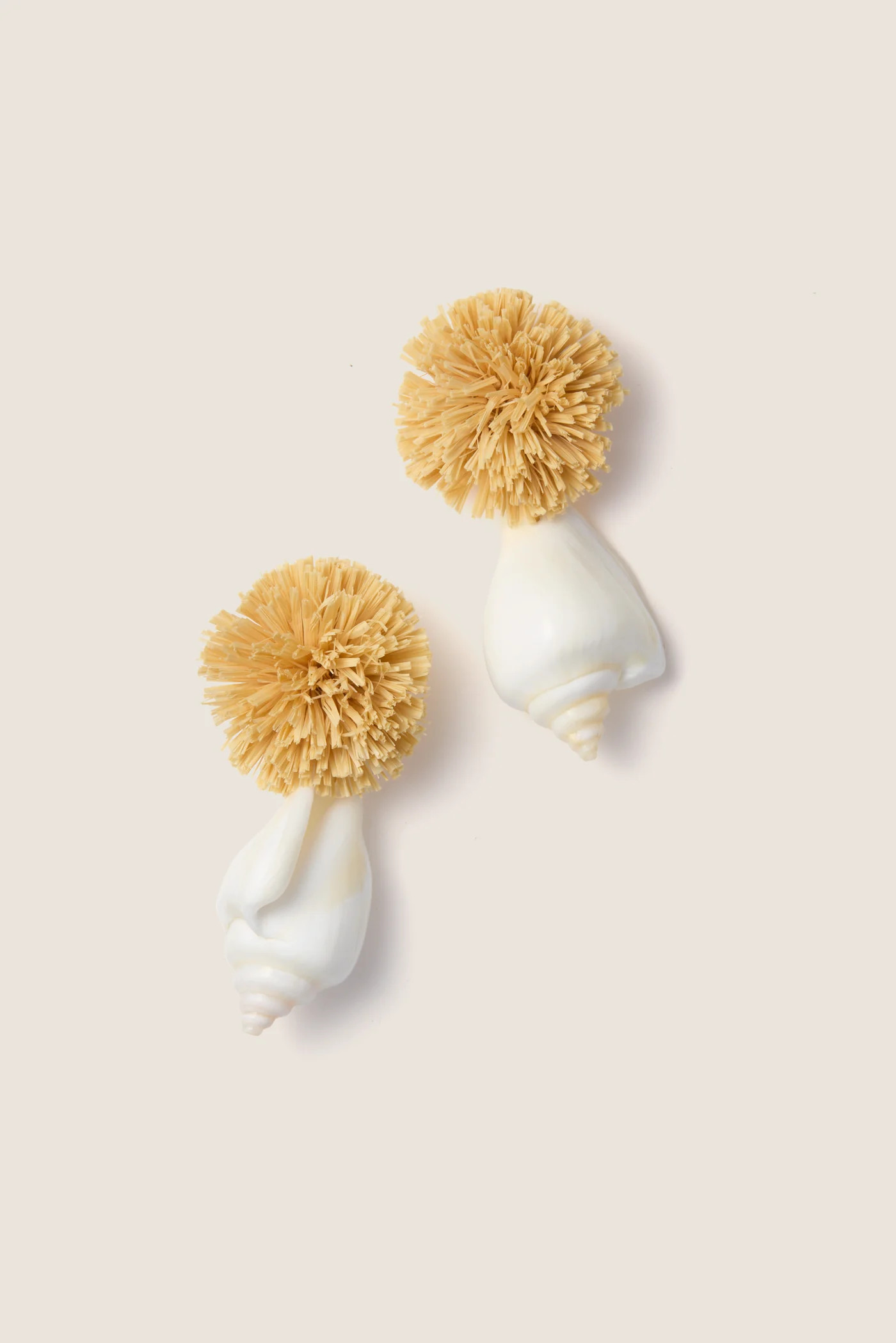 Shell and Pom Elaine Earrings | Tuckernuck (US)