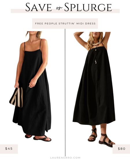 Save or Splurge on this Free People Struttin’ midi dress lookalike on Amazon!
.
.
.
Free People dupes, alternatives, maxi dress, black dress, casual dresss

#LTKStyleTip #LTKFindsUnder50 #LTKMidsize