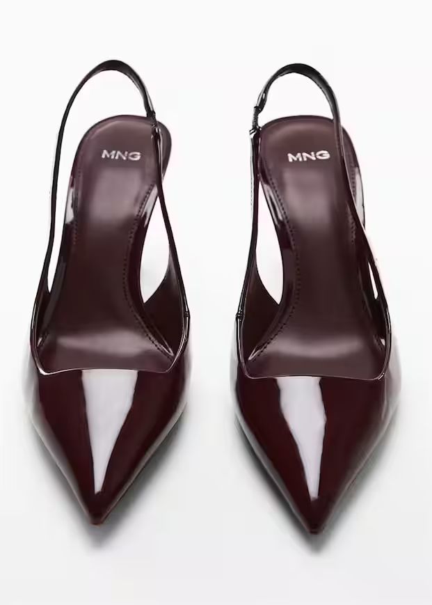 Pointed toe shoe with heel -  Women | Mango USA | MANGO (US)