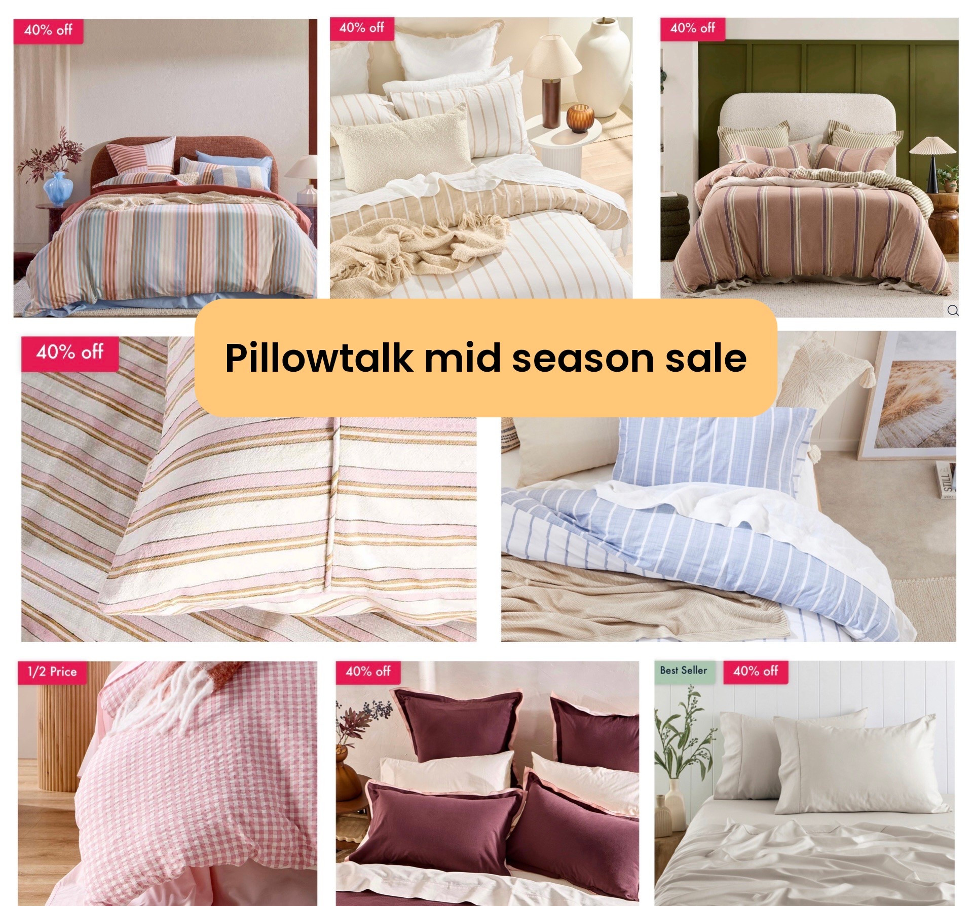 Shop my picks in the Pillow Talk mid season sale- up to 40% off! 

#sale #home #bedroom #sheets ad

#LTKspring #LTKaustralia