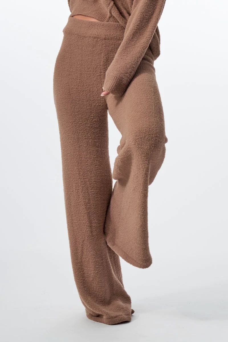 Cozy Wide Leg Deep Taupe Tan | DYI Define Your Inspiration