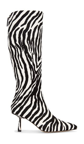 Studio Amelia Petra Calf Boot in Black,White. - size 37 | Revolve Clothing (Global)