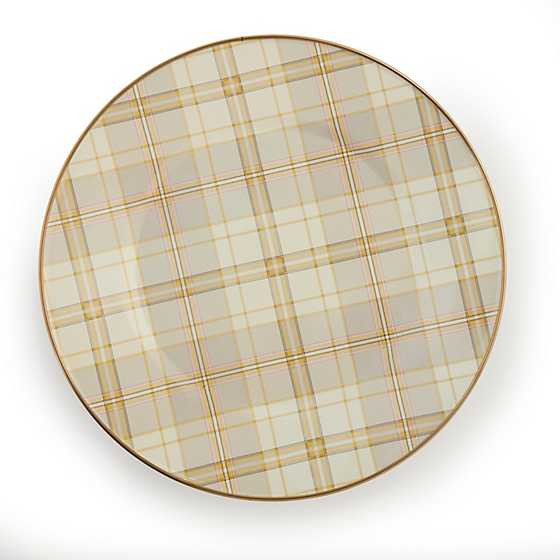 Tartan Latte Dinner Plate | MacKenzie-Childs