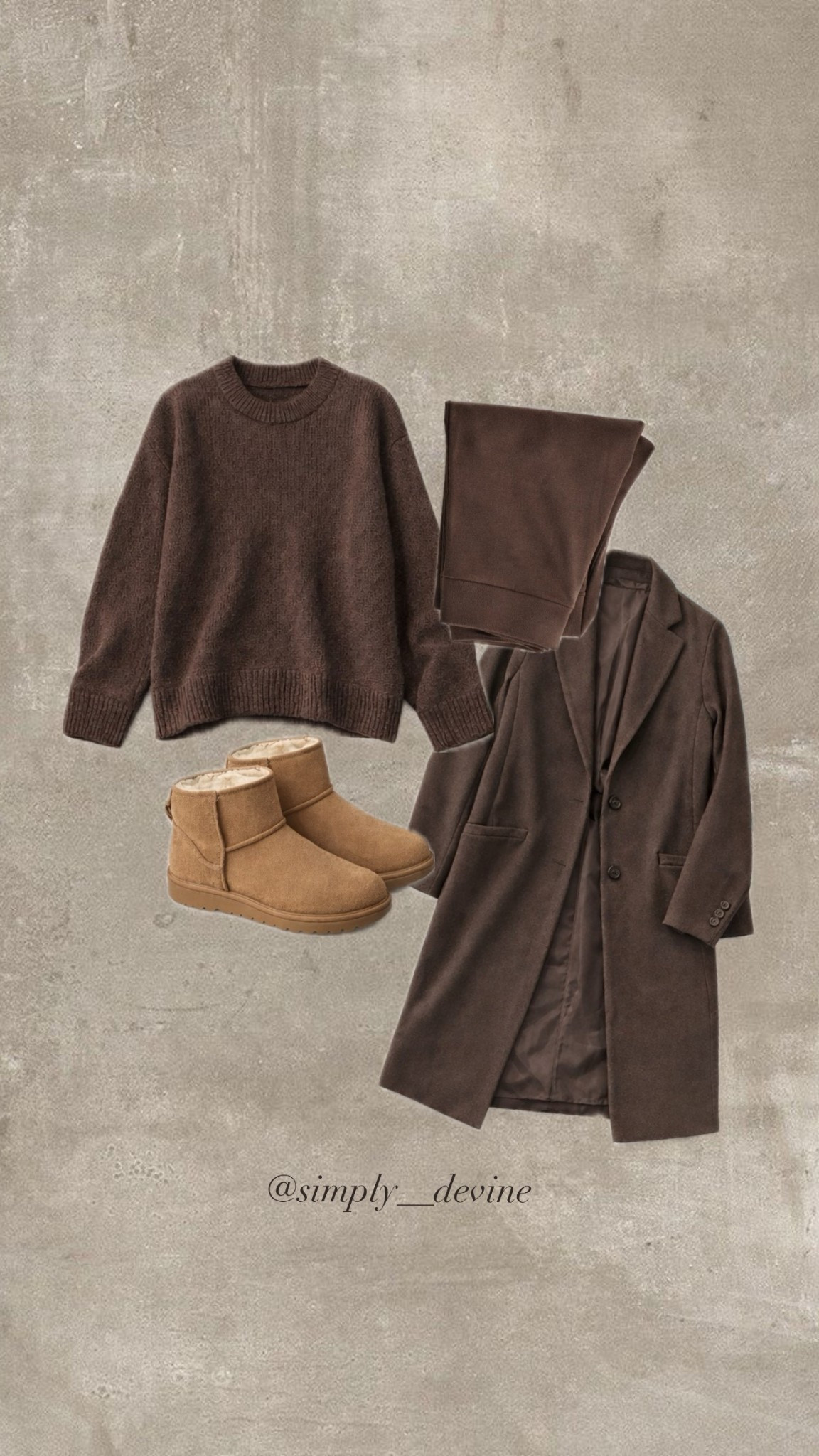 Winter outfit. Chocolate brown outfit. Airport outfit. Uggs. Leggings. Trench coat. 

#LTKdayinmylife #LTKFindsUnder50 #LTKFindsUnder100