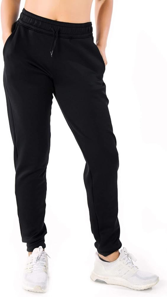 Yogipace Women's Petite/Regular/Tall High Waisted Fleece Lined Joggers Thermal Warm Winter Sweatp... | Amazon (US)