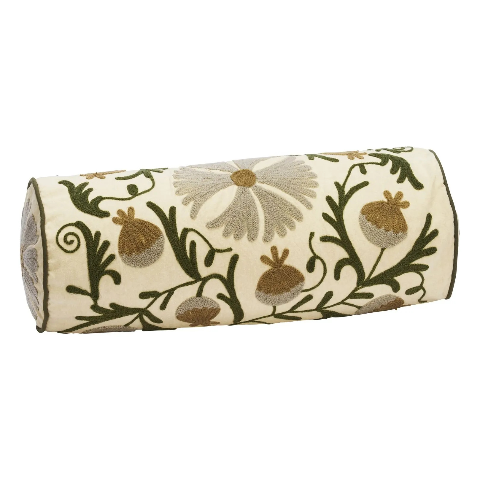 Suzani bolster | Ecru | Smallable