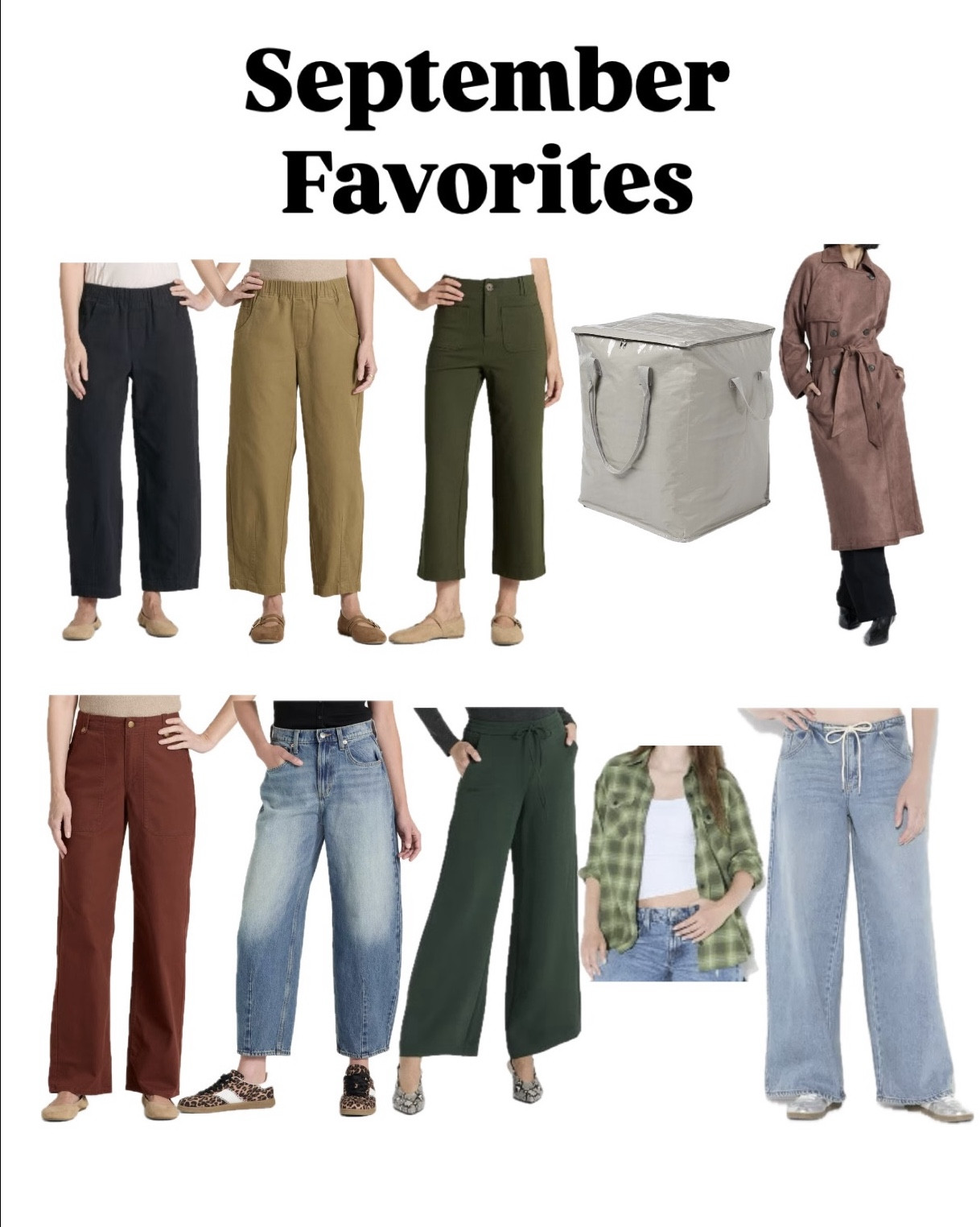 September favorites/best sellers
 #1 & 2- size XS
#3- size 2 (prefer 4)
#5- size XS
#6 & 7 - size 4
#8-10- size XS

#LTKStyleTip #LTKSeasonal #LTKFindsUnder50