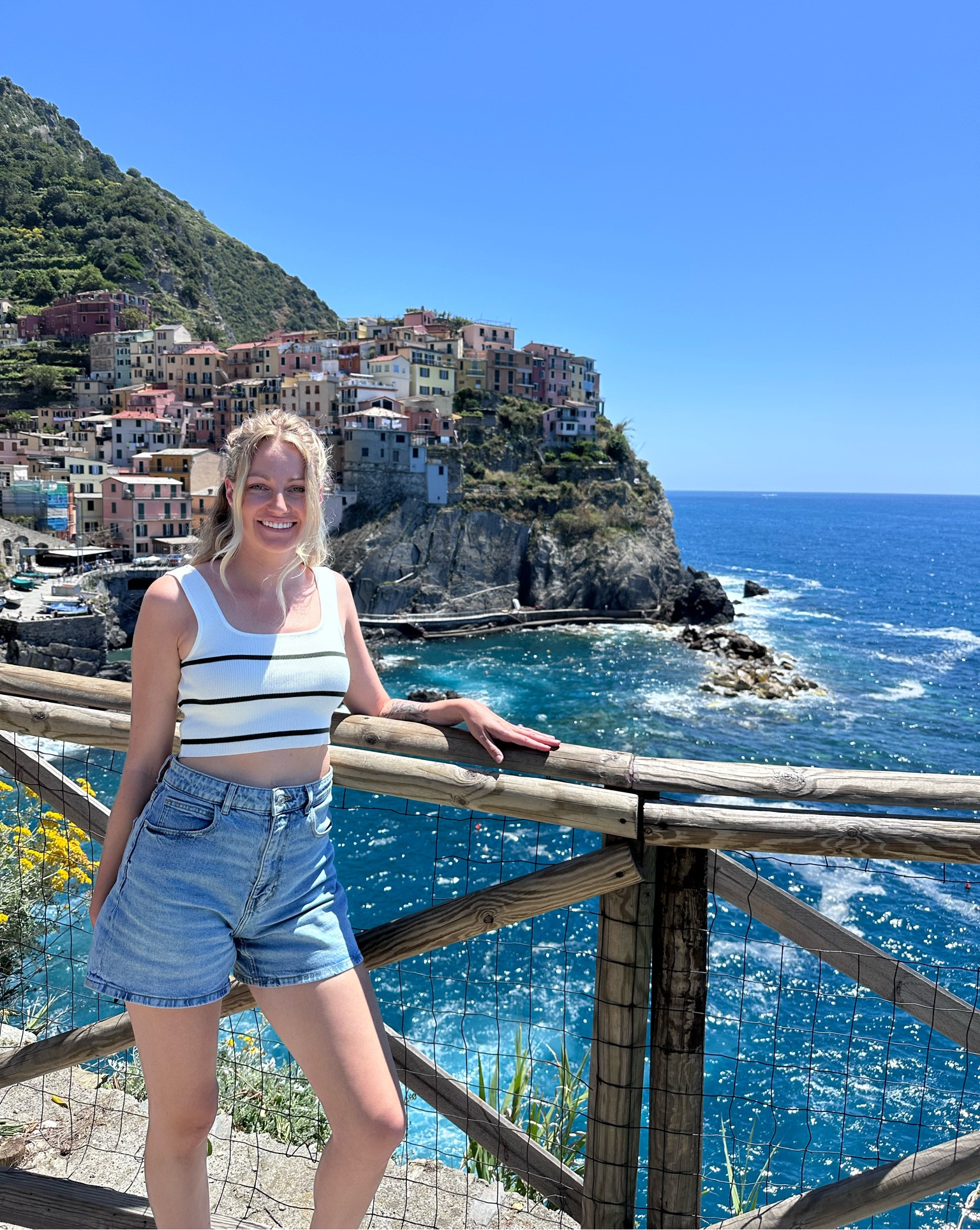 Travel Outfit: shirt is xs, love the fit. Shorts from Zara (can’t link) 

#LTKmodest #LTKsummer #LTKtravel