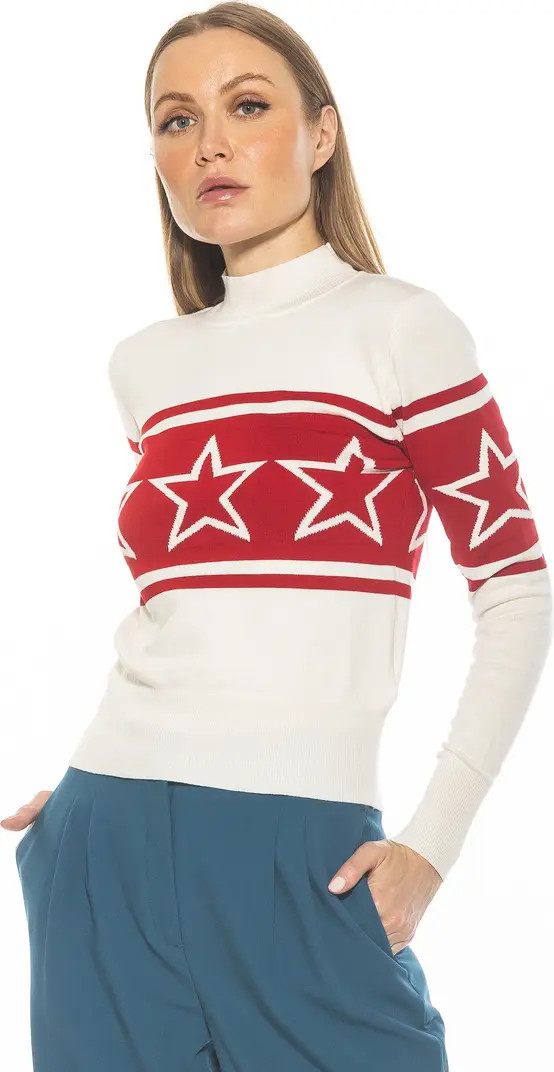 Alexia Admor Lisa Star Mock Neck Sweater | Nordstromrack | Nordstrom Rack