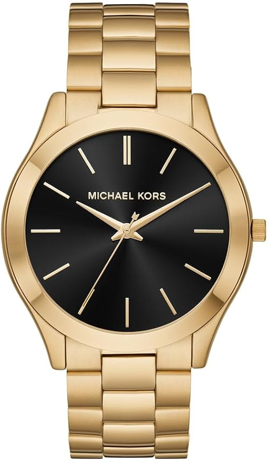 Michael Kors Oversized Slim Runway Men's Watch, Stainless Steel Watch for Men | Amazon (US)