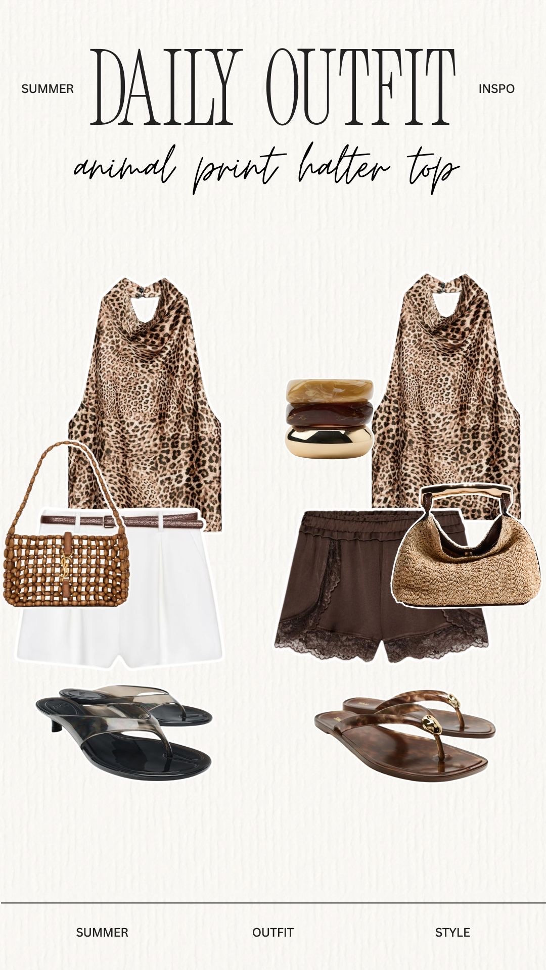 Outfit inspo: cheetah halter top

#LTKsummer #LTKtravel #LTKcanada