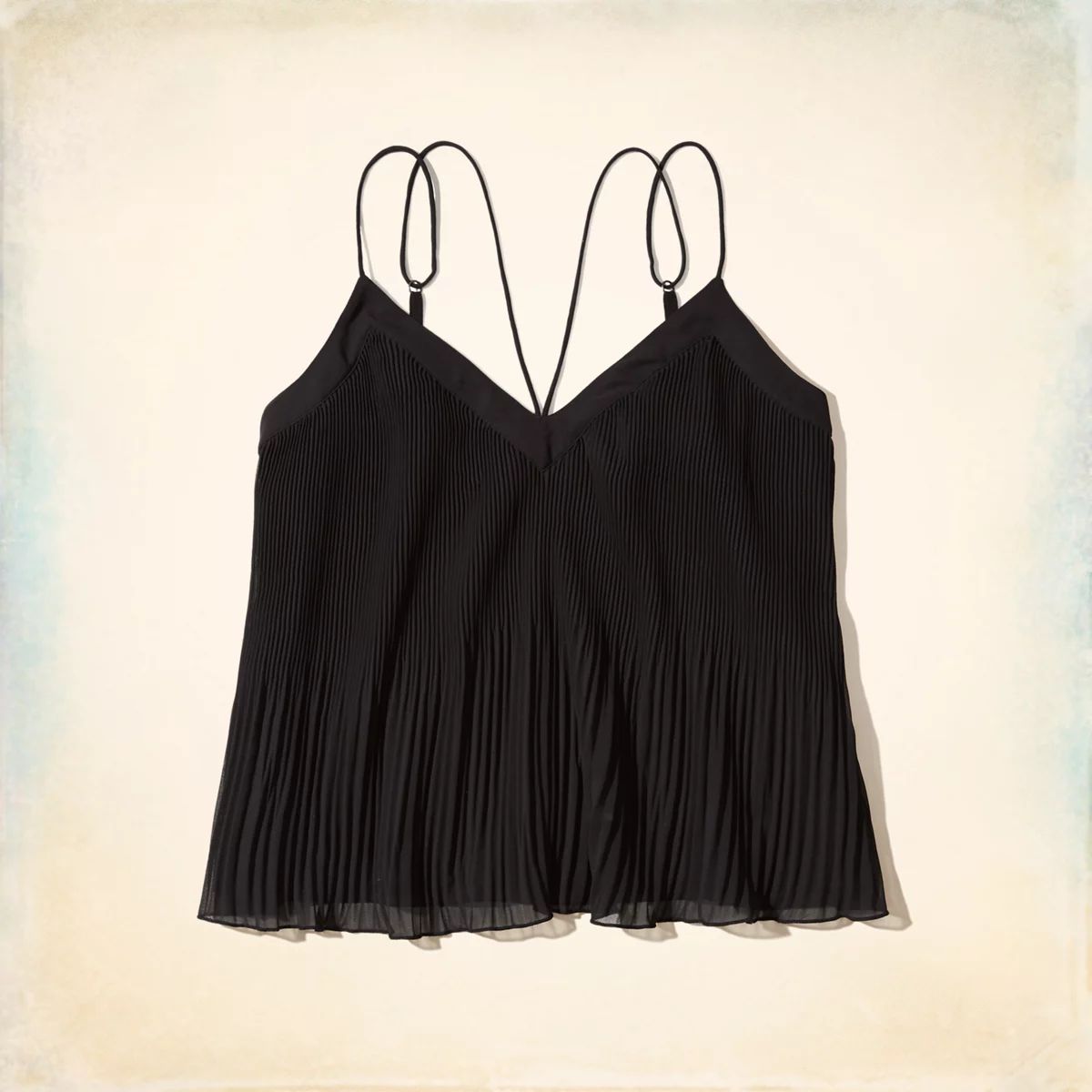 Pleated Chiffon Cami | Hollister US